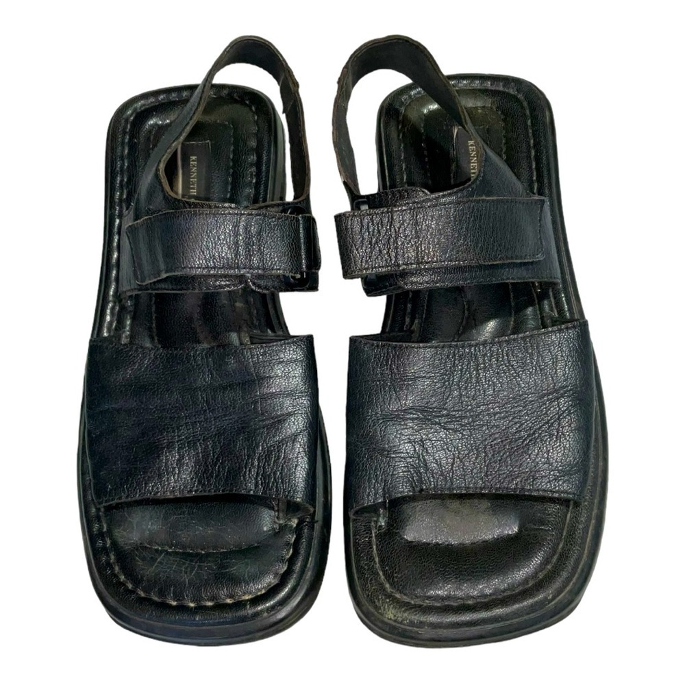 🖤 Kenneth Cole Chunky Leather‎ Sandals 👣 Men’s 10.5